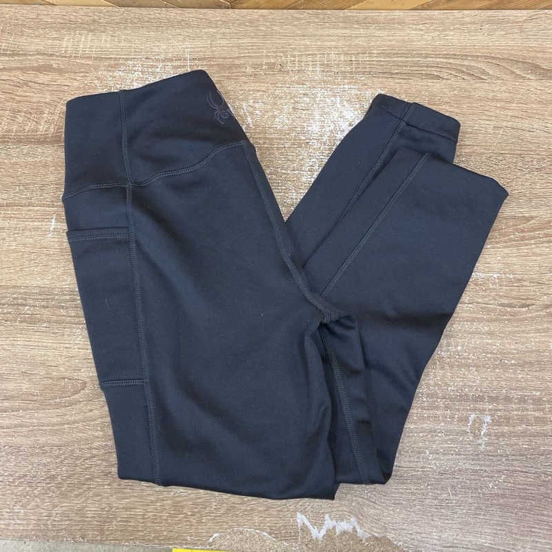 Spyder- Women's Baselayer fleece pants- MSRP $90: black-women-medium