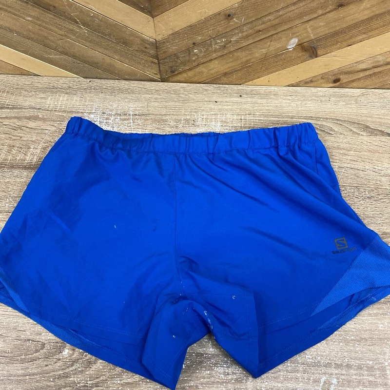 Salomon- Women's Cross Rebel 4" Short - MSRP $54: Nautical Blue-women-LG