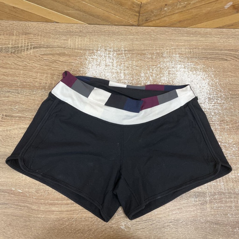 Lululemon - Women's Active Shorts: Black-women-