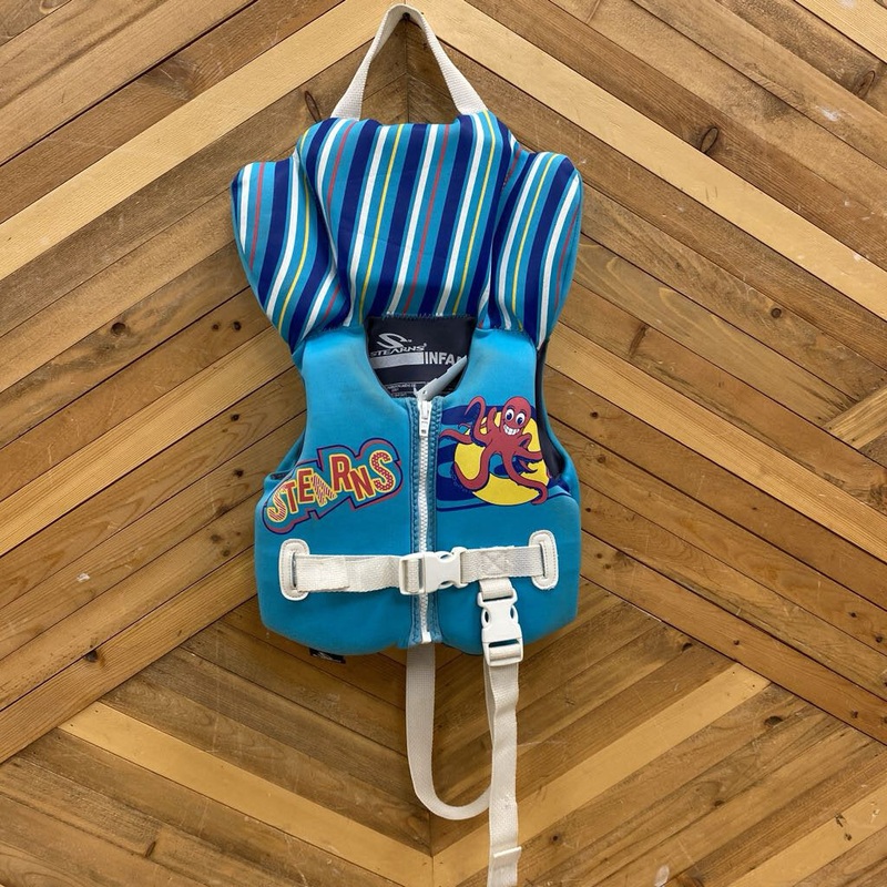 Stearns - Infant PFD Jacket - MSRP comp $45: Teal / Blue / White / Yellow / Red-infant-D (INFANT) 9-14 KG