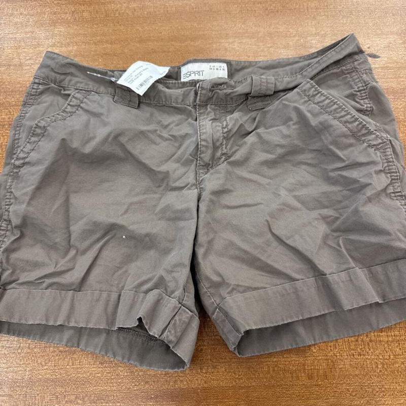 Esprit - Women's Shorts : Dark Khaki-women-SM