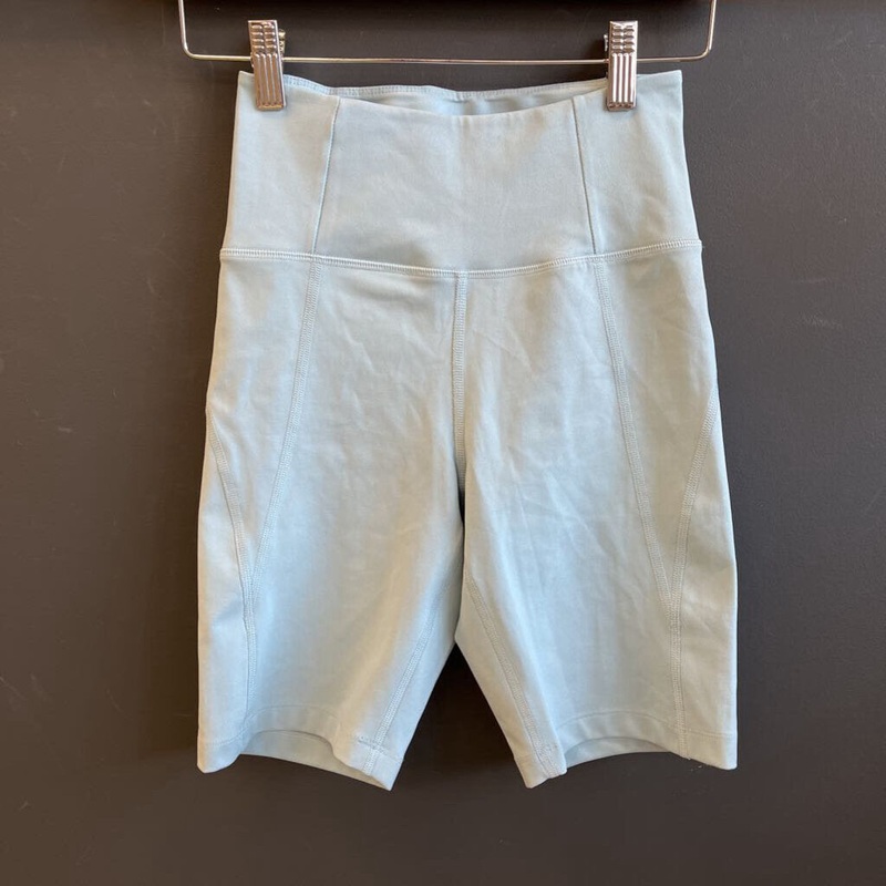 Girlfriend Collective - Women's Cycling Shorts - MSRP $78 : Light Blue-women-XS