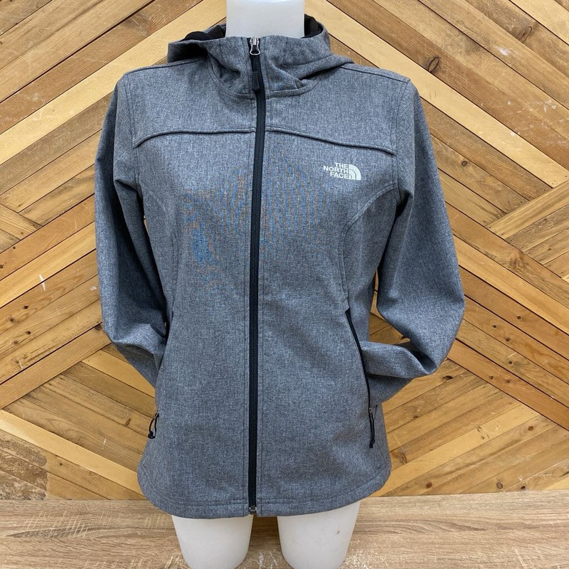 The North Face - Women's Softshell Jacket - MSRP comp $210: Grey/Black-women-MD