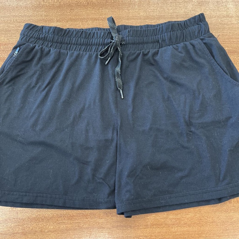 Pacific Trail - Comfortable Shorts : Black-women-LG