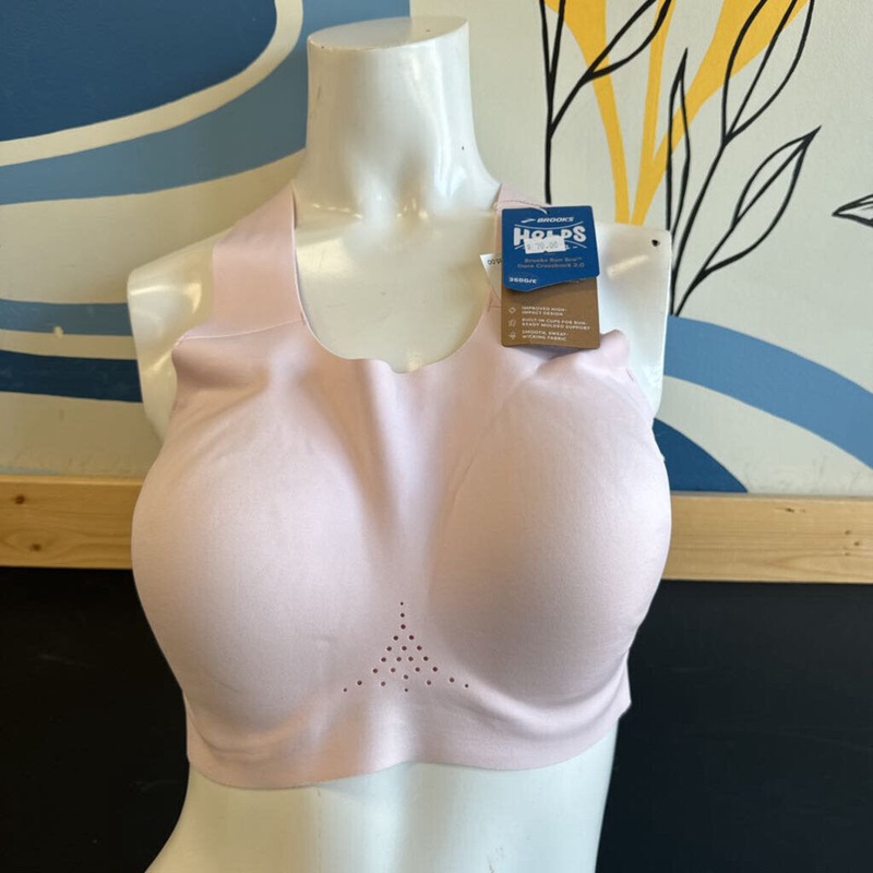 Brooks - Women's Dare Crossback 2.0 Run Bra - MSRP $70: Light Pink-women-36DD/E