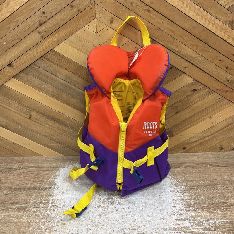 Roots - Kids' PFD Jacket : Red / Purple / Yellow-children-D 9-14kg