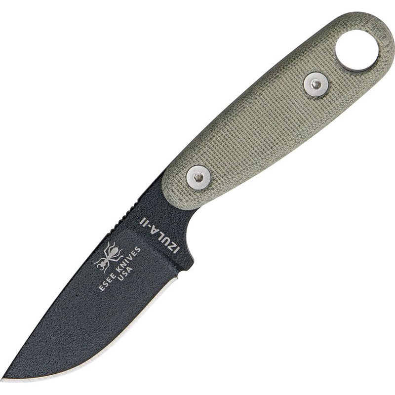 Esee Izula-II (Plain Edge, Black Blade, Black Sheath)