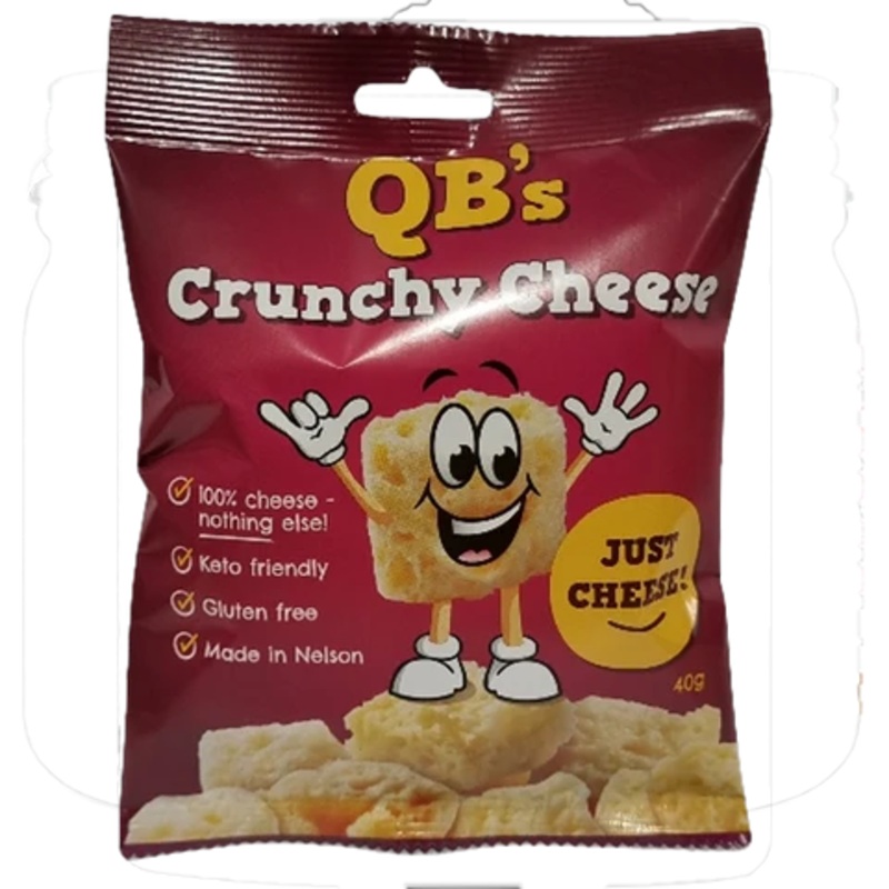 QBs Crunchy Cheese snacks