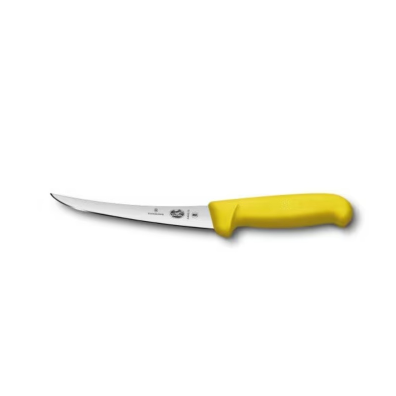 Victorinox Boning Knife 5.6608.15cm Curved Blade Yellow Hand