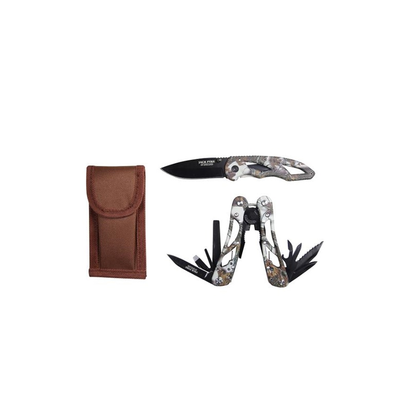 Jack Pyke - Camo Multi Tool & Knife Set