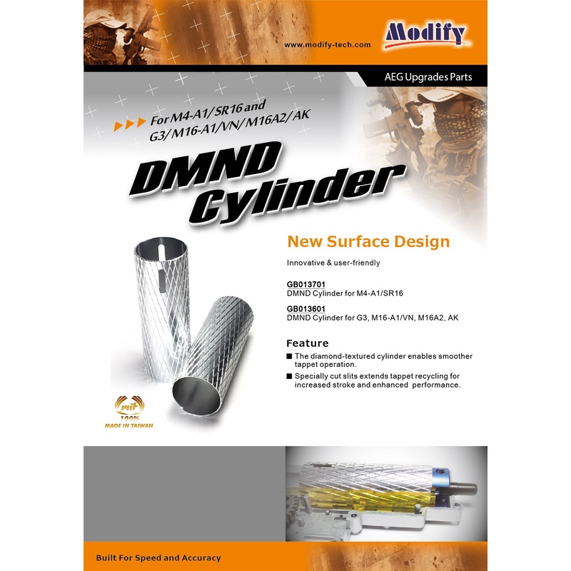 Modify DMND Cylinder Type 0 for G3, M16-A1/VN, M16A2, AK