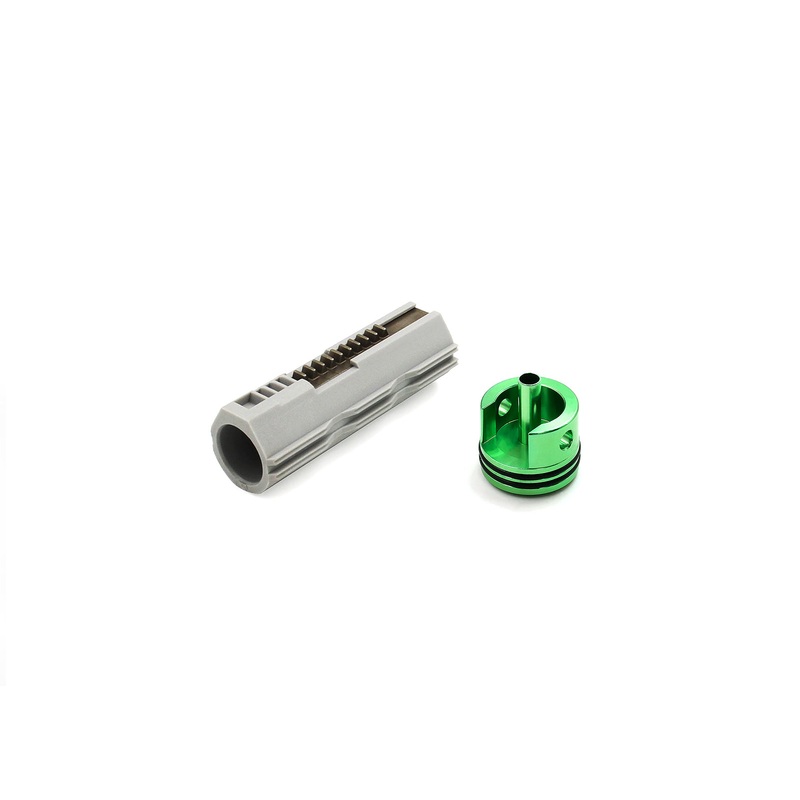 Modify - AOE Cylinder Head & Piston ( w/ 10 Metal Teeth) for Ver.2 Gearbox