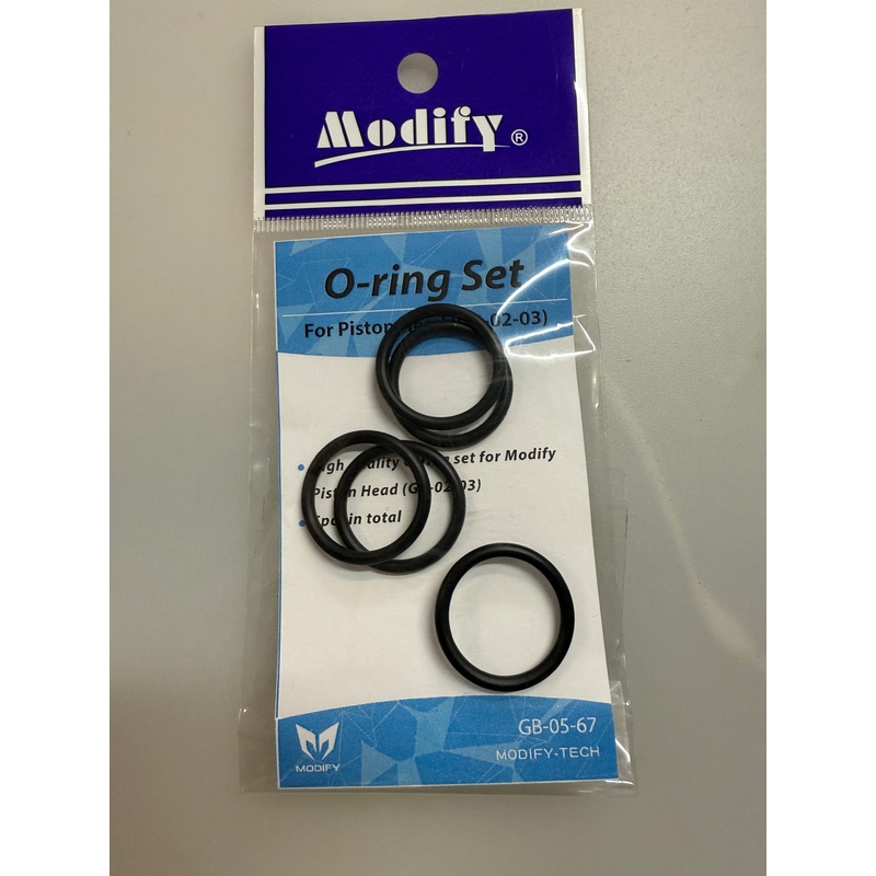Modify- Replacement O Ring for Polycarbonate Piston Head