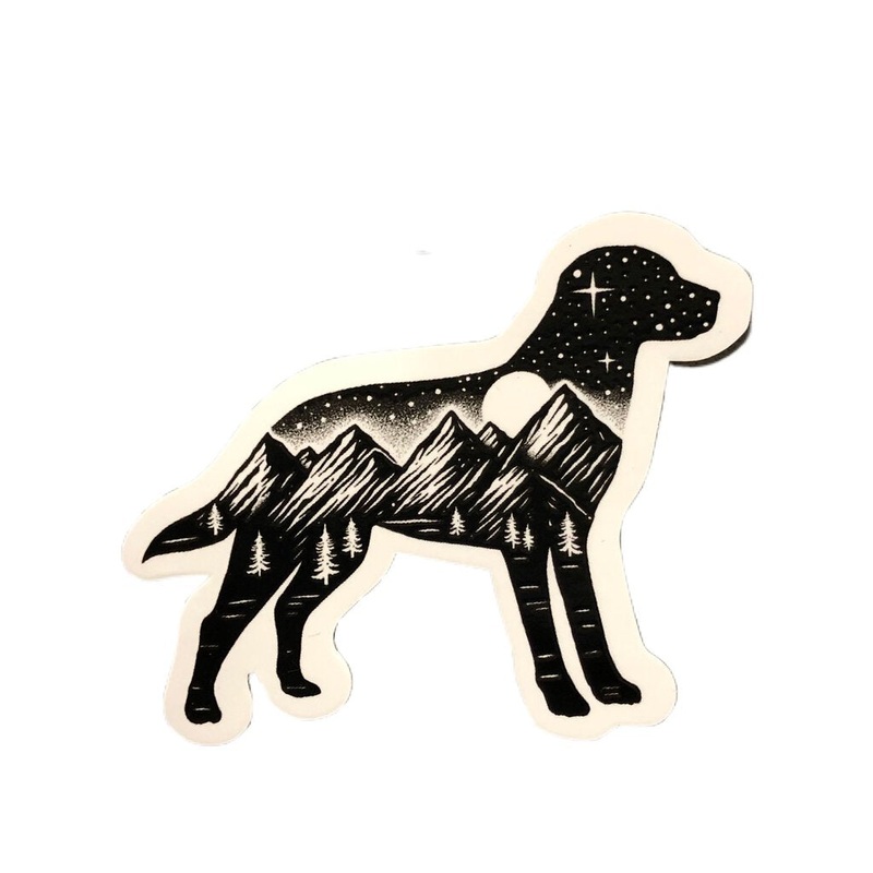 Sticker Art Adventure Dog