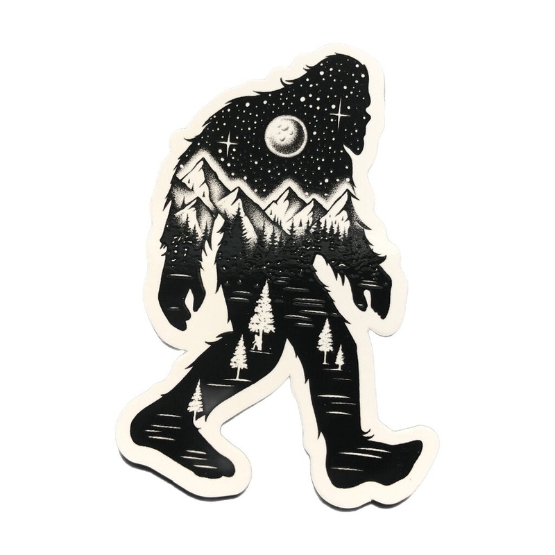 Sticker Art Sasquatch