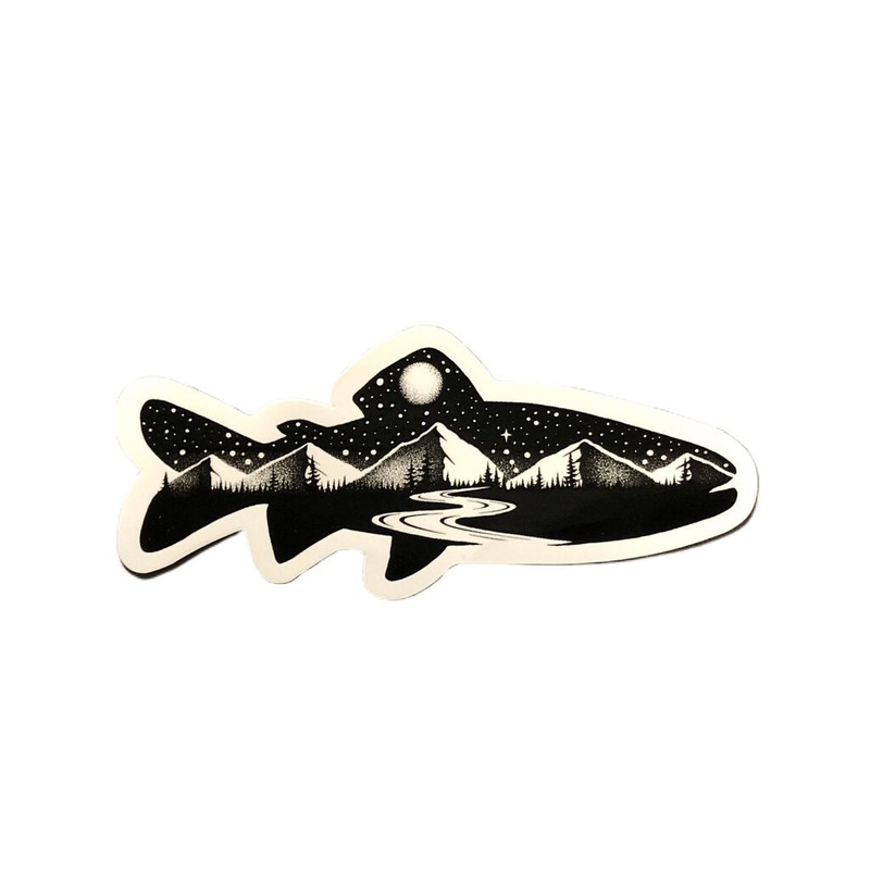 Sticker Art The Trout