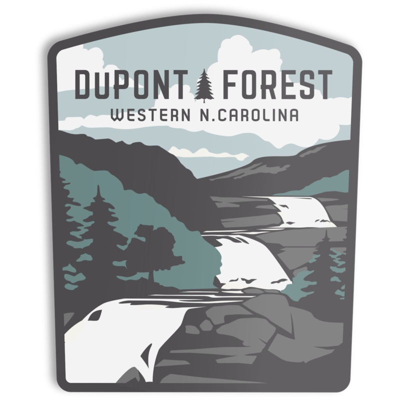 The Landmark Project Vinyl Sticker, Dupont Forest