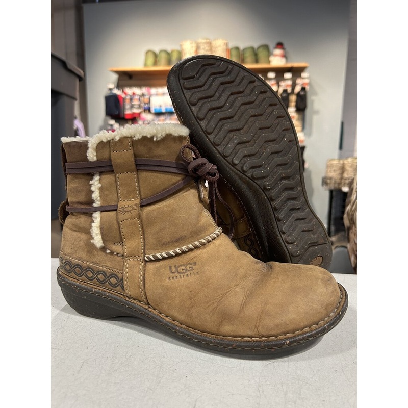 UGG Low Boots, Brown, Women's 10