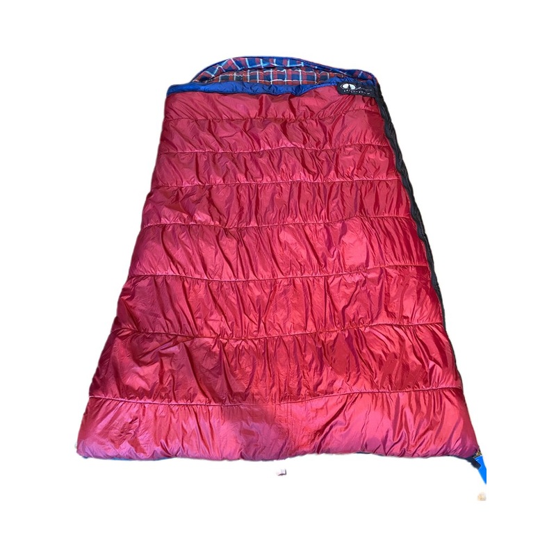 Black Pine Sasquatch Zero Degree Double Sleeping Bag, Red/Blue