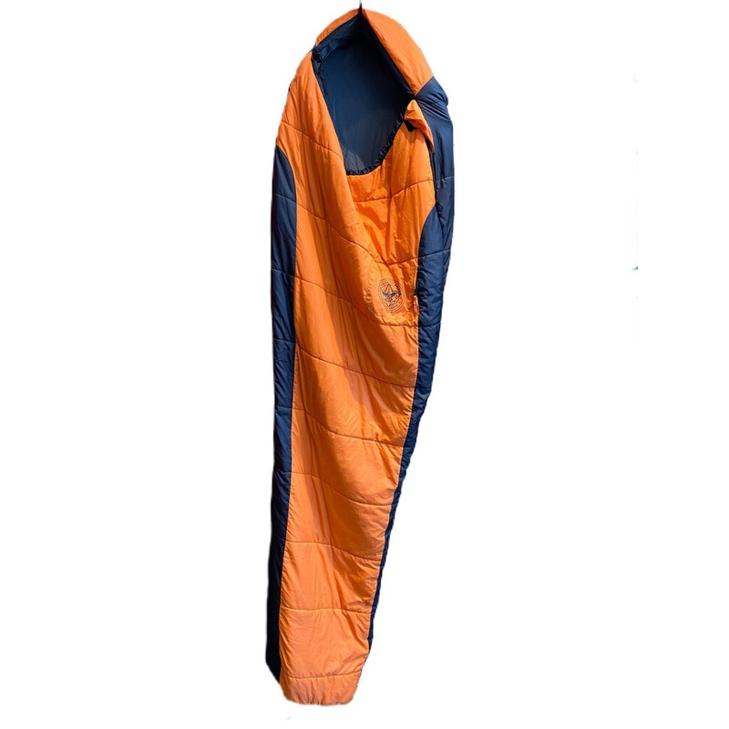 BSA Summer Weight Sleeping Bag, Orange/Black