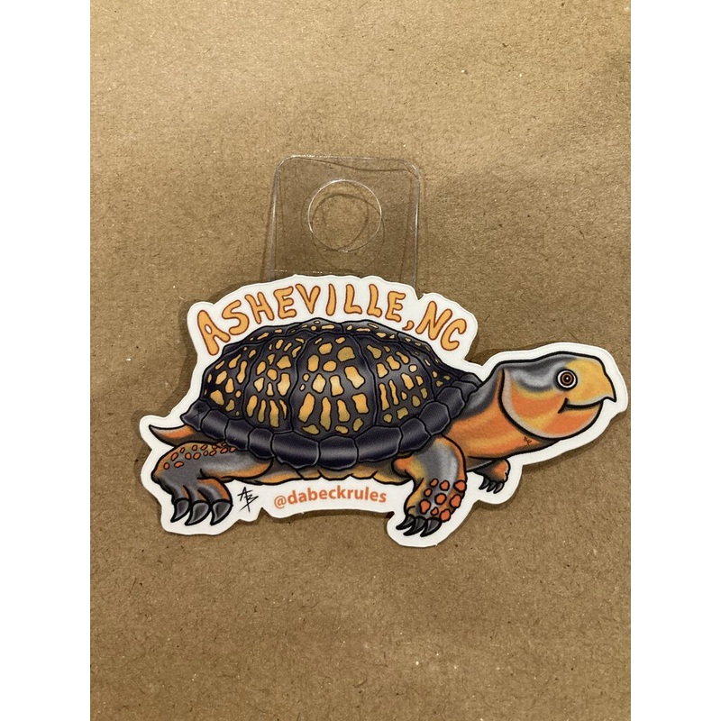 Andrew Beck Designs Asheville Turtle Sticker