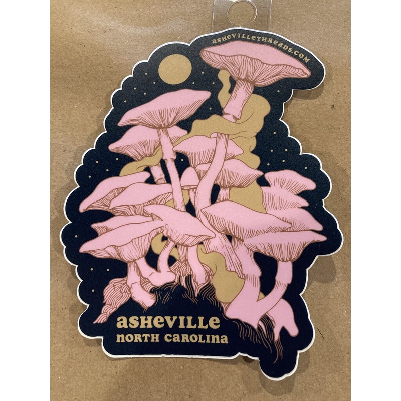 Asheville Threads Trail Tripper Sticker