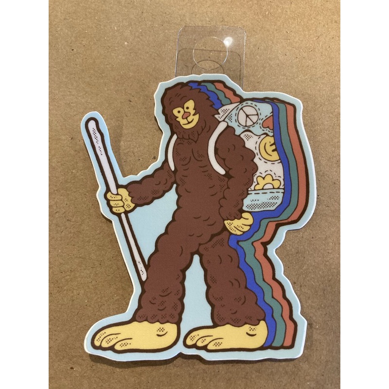 Menottees Retro Hiking Bigfoot