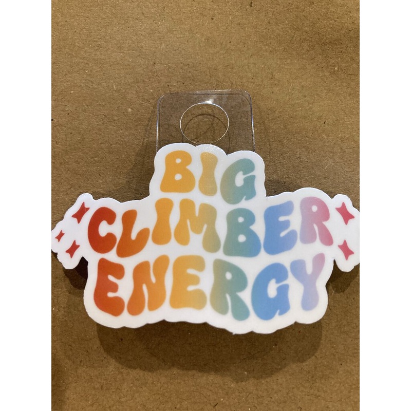 The Holler Hippie Big Climber Energy Sticker