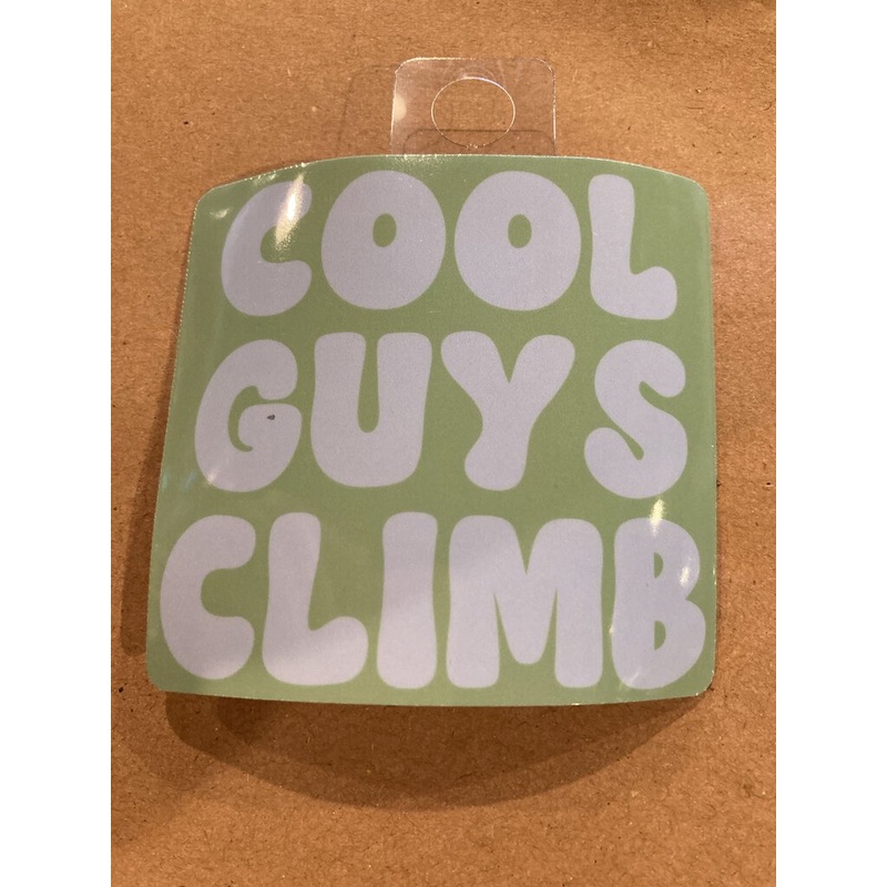 The Holler Hippie Cool Guys Climb Sticker