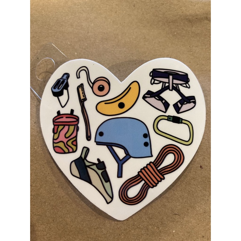 The Holler Hippie Rock Climbing Gear Heart