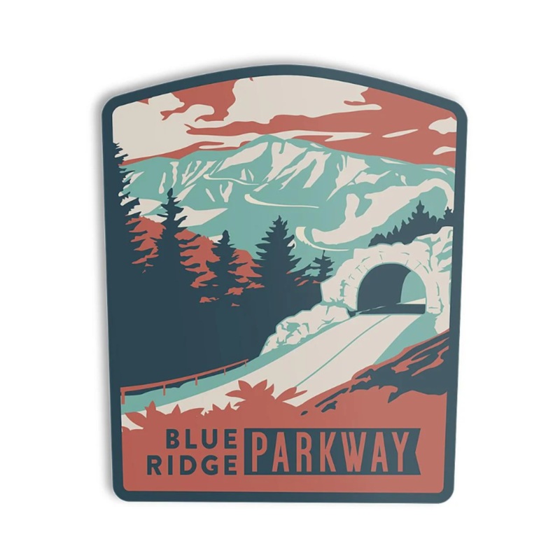 The Landmark Project Vinyl Sticker, Blue Ridge Parkway
