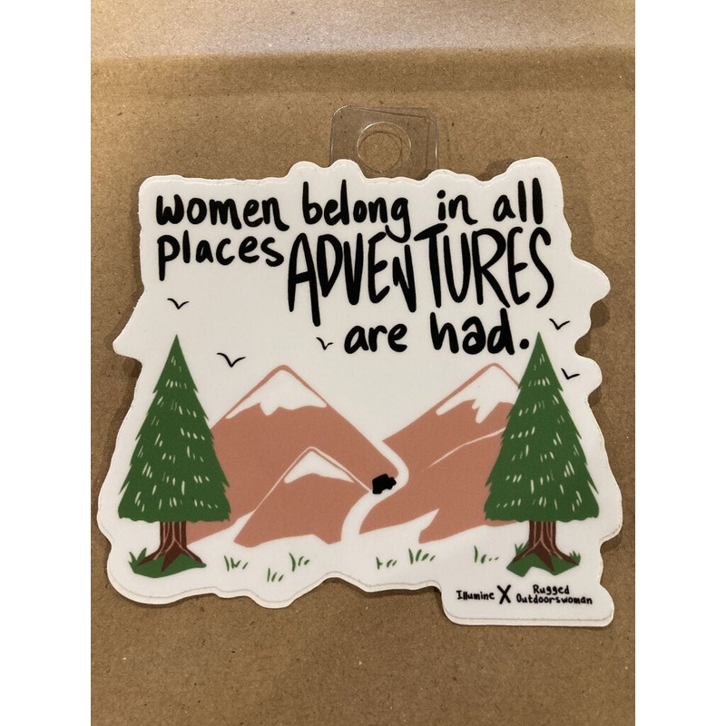 Women Belong Sticker