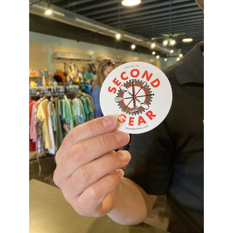 Second Gear Logo Sticker