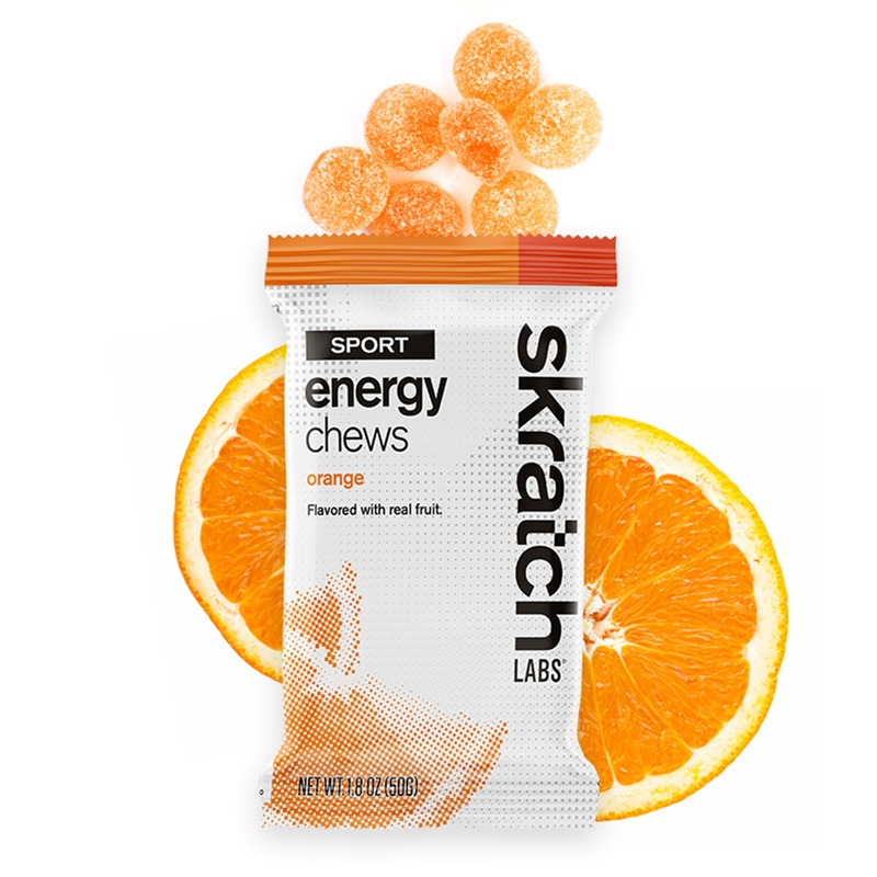 Sport Energy Chews, Orange, Single Serving