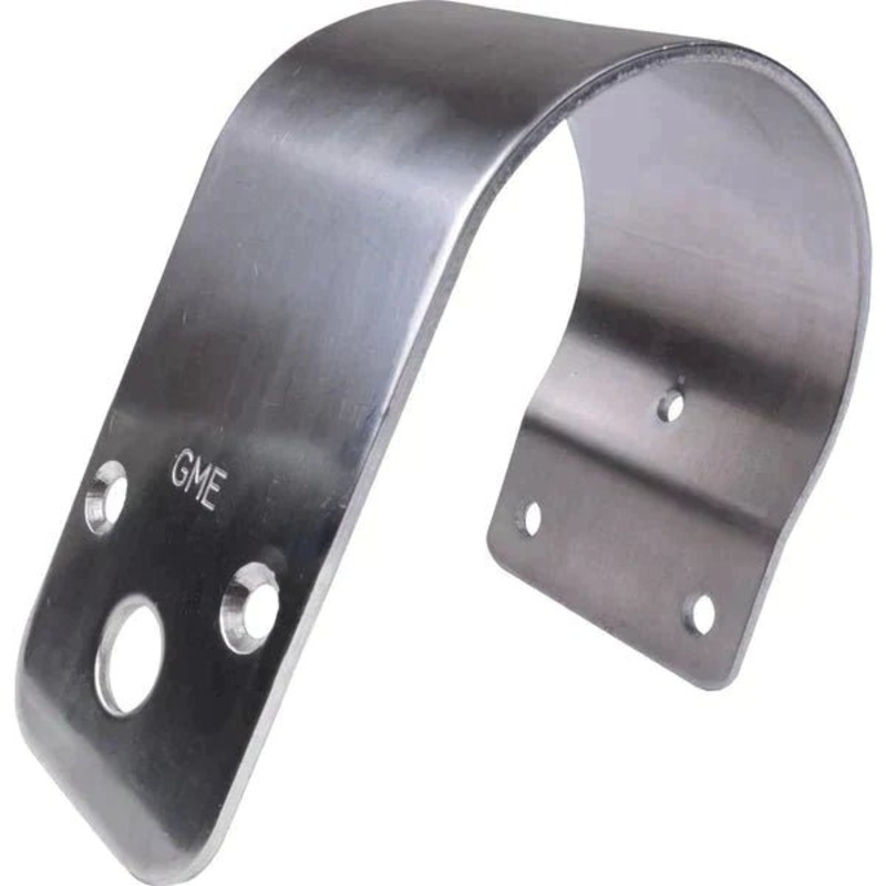 GME 76mm "Wrap Around" Stainless Steel Bull Bar Bracket