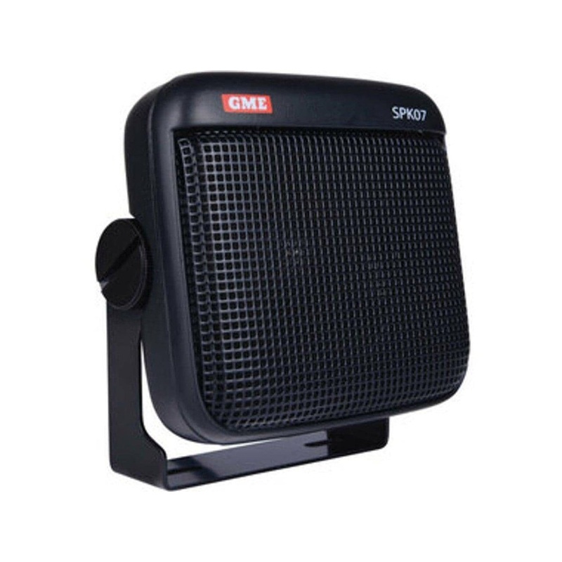 GME 8 ohm dust/water resistant extension speaker with lead & plug black