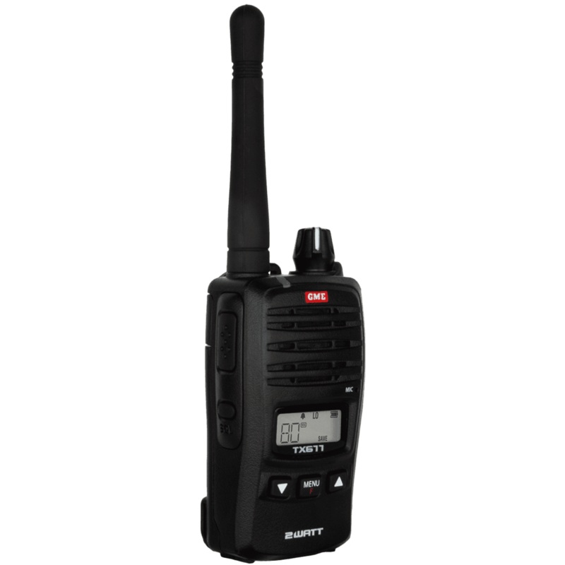 GME TX677 2 Watt UHF CB Handheld Radio