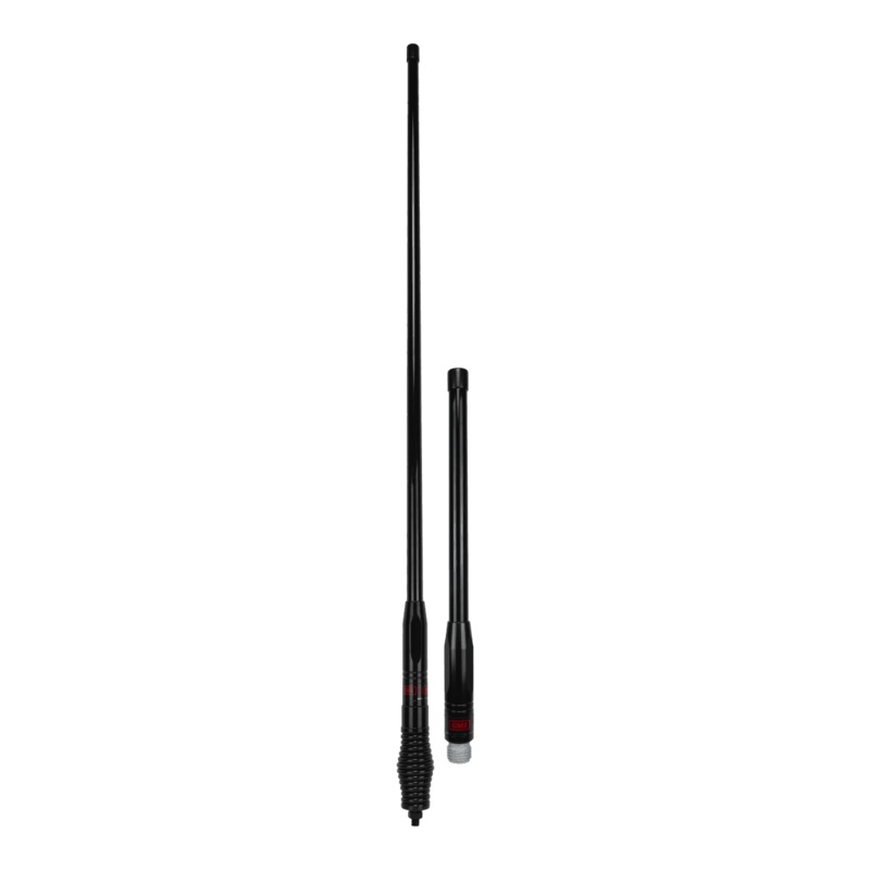 GME AE4705BTP Heavy Duty All Terrain Twin Pack (2.1 & 6.6DBI Gain) - Black