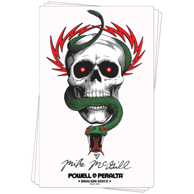 Powell Peralta Mike McGill Skull & Snake Bones Brigade Sticker