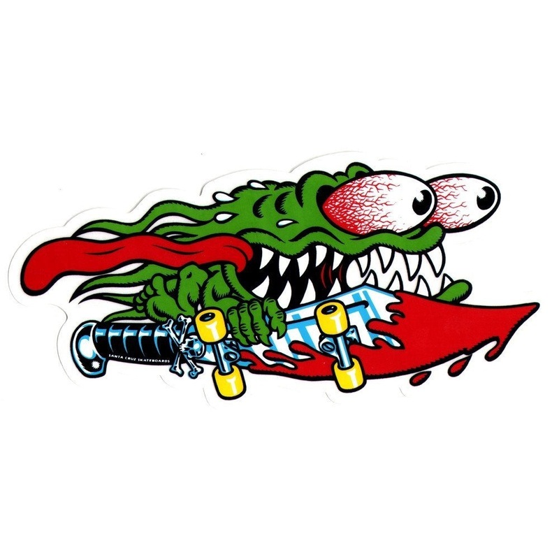 Santa Cruz Slasher 6" Skateboard Sticker