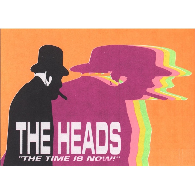 Man's Ruin Records The Heads Postcard Artwork By Frank Kozik