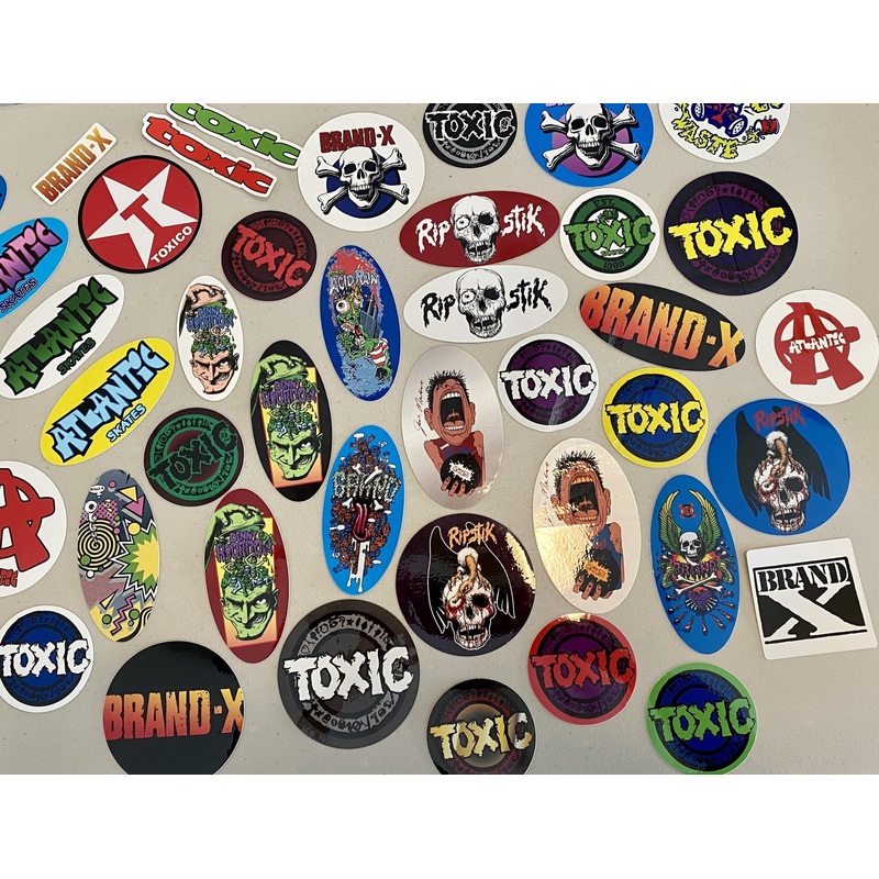 Brand X Skateboards 20x Assorted Sticker Pack