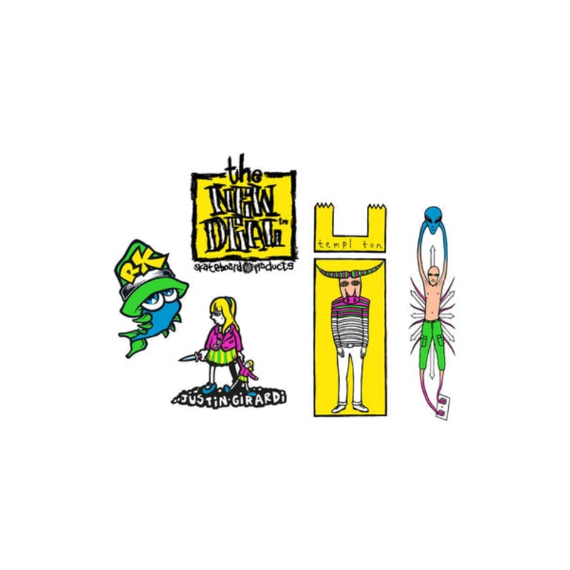 New Deal 5pk of Stickers Templeton, Vallely, Girardi, Knigge